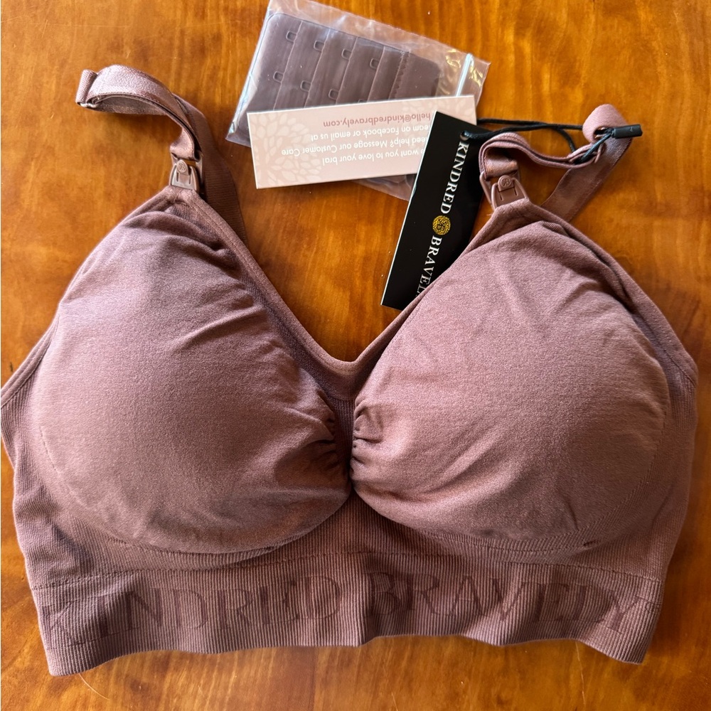 Kindred Bravely Simply Sublime Nursing Bra Size Medium M Color Redwood